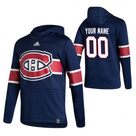 Herren Eishockey Montreal Canadiens Custom 2020-21 Reverse Retro Pullover Hooded Sweatshirt